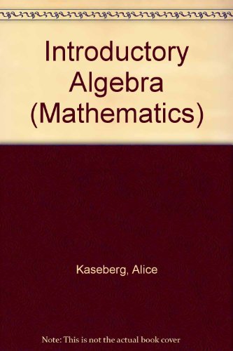 9780534943967: Introductory Algebra