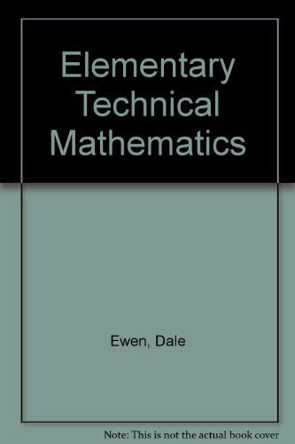 Imagen de archivo de Elementary Technical Mathematics, 6th a la venta por Cronus Books