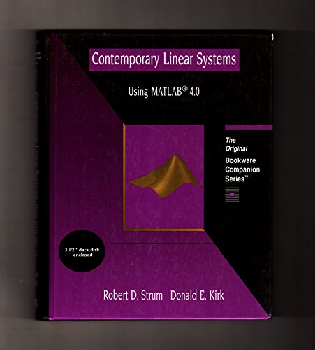 Beispielbild fr Contemporary Linear Systems Using MATLAB 4.0 zum Verkauf von Better World Books