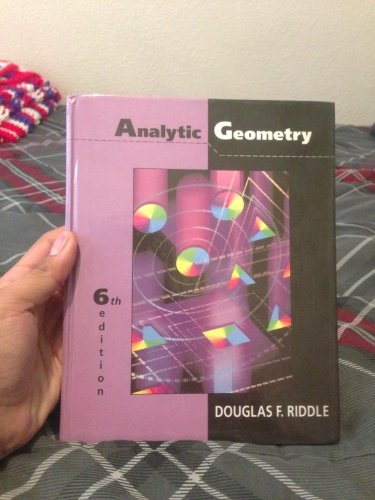 Imagen de archivo de Analytic Geometry a la venta por HPB-Red