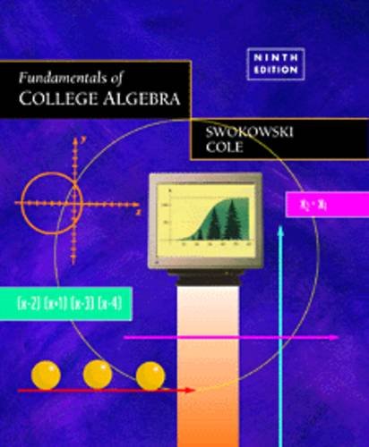 Beispielbild fr Fundamentals of College Algebra zum Verkauf von Better World Books