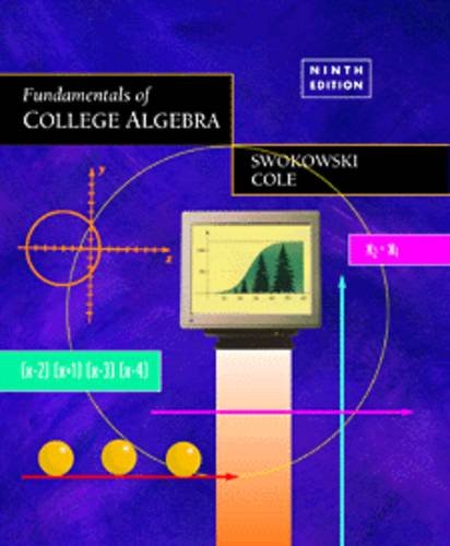 9780534950477: Fundamentals of College Algebra