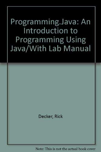 LM-programming.java (9780534951146) by Decker, Rick; Hirshfield, Stuart