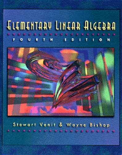 Beispielbild fr Elementary Linear Algebra zum Verkauf von SecondSale