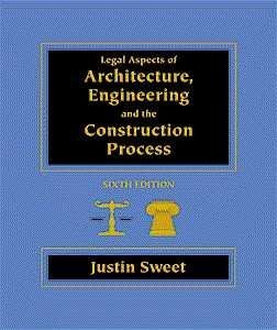 Beispielbild fr Legal Aspects of Architecture, Engineering and the Construction Process zum Verkauf von Wonder Book