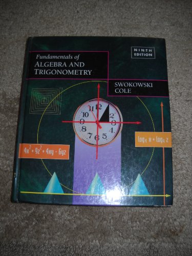 Imagen de archivo de Fundamentals of Algebra and Trigonometry a la venta por ThriftBooks-Atlanta