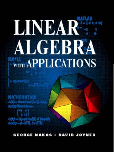 Beispielbild fr Linear Algebra With Applications zum Verkauf von Hafa Adai Books