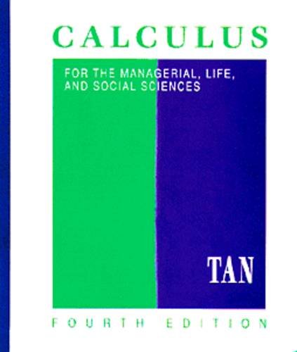 Imagen de archivo de Calculus for the Managerial, Life, and Social Sciences a la venta por Book ReViews