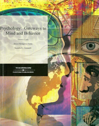 9780534968311: Psychology: Gateways to Mind and Behavior