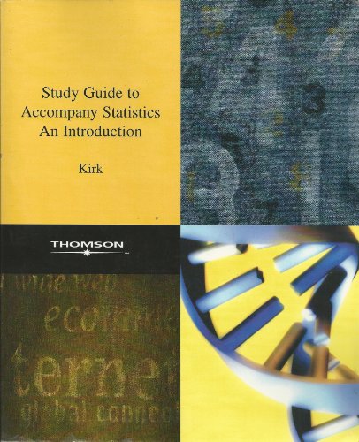 9780534968984: Statistics: An Introduction (Study Guide)