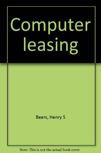 Stock image for COMPUTER LEASING for sale by Reiner Books