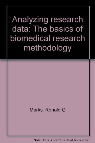 Stock image for Analyzing Research Data: The Basics of Biomedical Research Methodology for sale by ThriftBooks-Atlanta