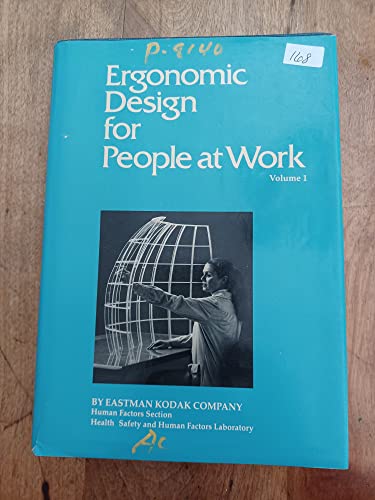 Stock image for Ergonomic Design For People at Work for sale by Better World Books: West