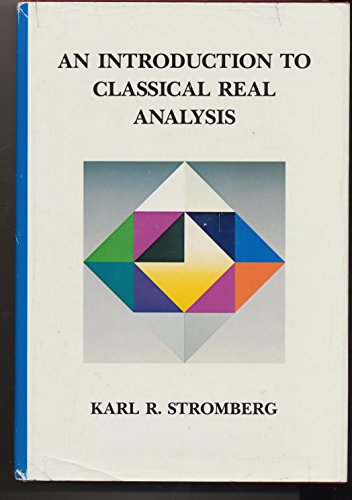 Imagen de archivo de An Introduction to Classical Real Analysis 1981 + free jacket a la venta por BooXX in Stock