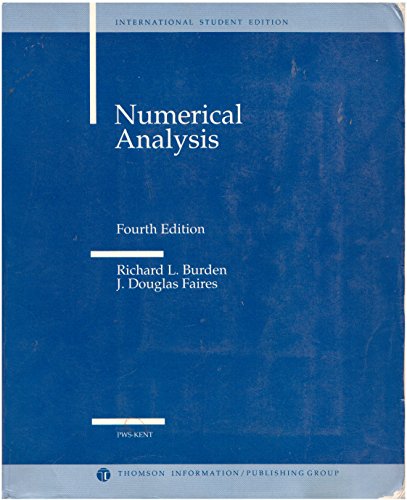 9780534980597: Numerical Analysis