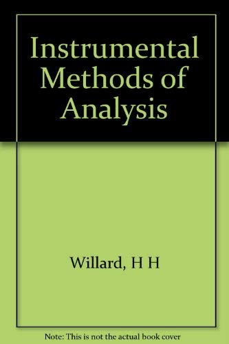 9780534981440: Instrumental Methods of Analysis