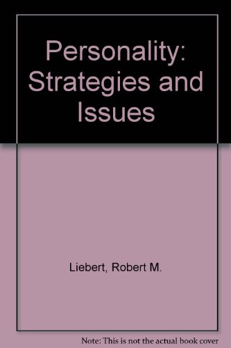 9780534981815: Personality: Strategies and Issues
