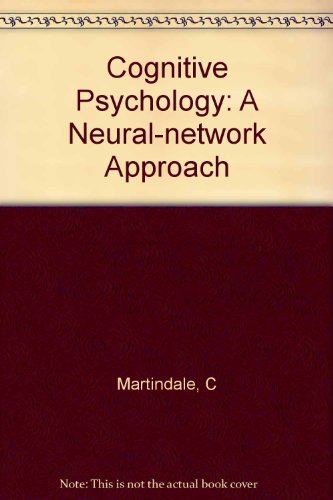 Beispielbild fr Cognitive Psychology: A Neural-network Approach zum Verkauf von WorldofBooks