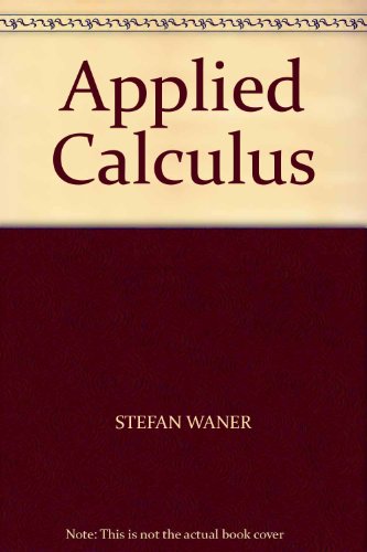 Stock image for Applied Calculus for sale by HPB-Red