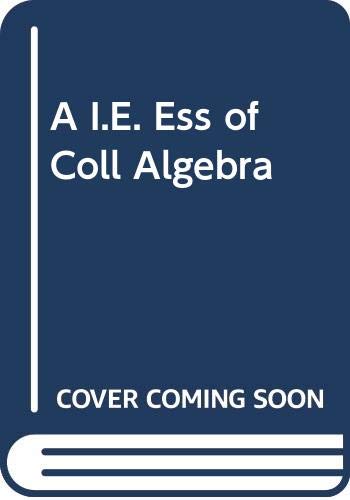 Stock image for A I.E. Essentials of College Algebra for sale by Louisville Book Net