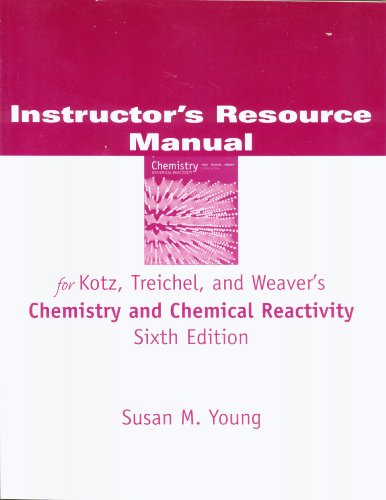 Irm Chem&Chem Reactivity (9780534998561) by Paul M. Treichel