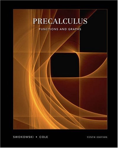 Stock image for Precalculus : Functions and Graphs (with CD-ROM) - TENTH Edition (Available Titles CengageNOW) for sale by SecondSale