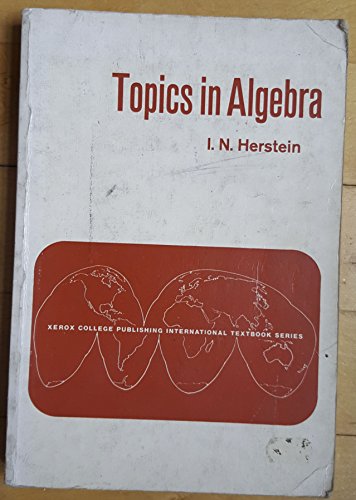 Beispielbild fr Topics in Algebra zum Verkauf von WorldofBooks