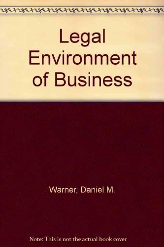 9780536002617: Legal Environment of Business