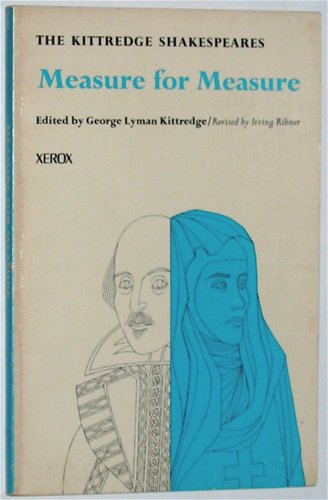 Imagen de archivo de The Kittredge Shakespeares Measure for Measure a la venta por ThriftBooks-Atlanta