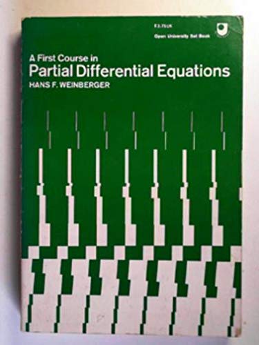 Immagine dell'editore per A First Course in Partial Differential Equations venduto da Anybook.com