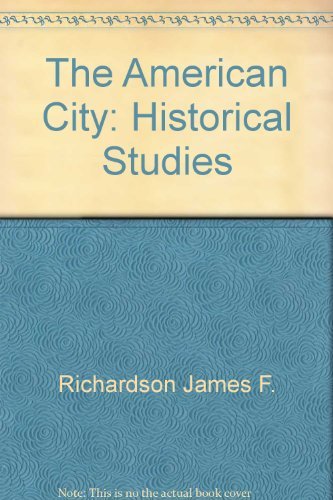 9780536006646: The American City: Historical Studies