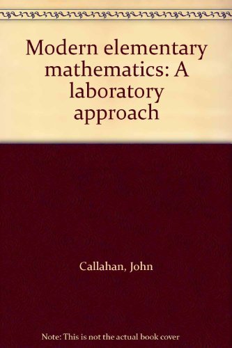 Stock image for Modern elementary mathematics: A laboratory approach for sale by HPB-Ruby