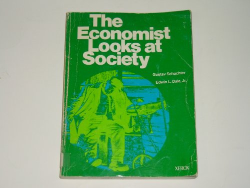 Beispielbild fr The Economist Looks at Society zum Verkauf von Better World Books