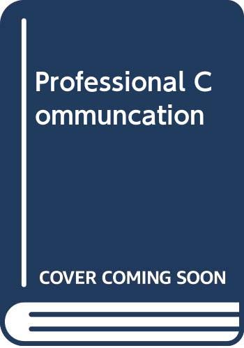 Professional Communcation (9780536012548) by Brown; Sutton