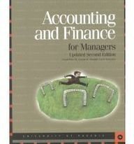 Stock image for Accounting & Finance for Managers for sale by HPB-Red