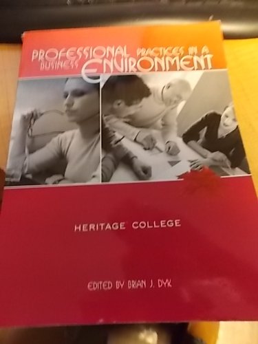 Stock image for Professional Practices in a Business Environment Heritage College for sale by HPB-Red