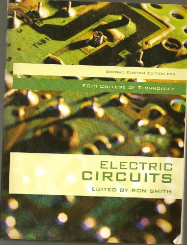 Beispielbild fr Electric Circuits ECPI Custom Edition zum Verkauf von Better World Books