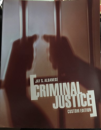 9780536105172: Criminal Justice: Custom Edition