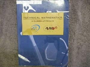 Stock image for Technical Mathematics a Guided Approach for sale by HPB-Red