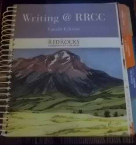 Imagen de archivo de Writing at RRCC: Red Rocks Community College a la venta por Better World Books