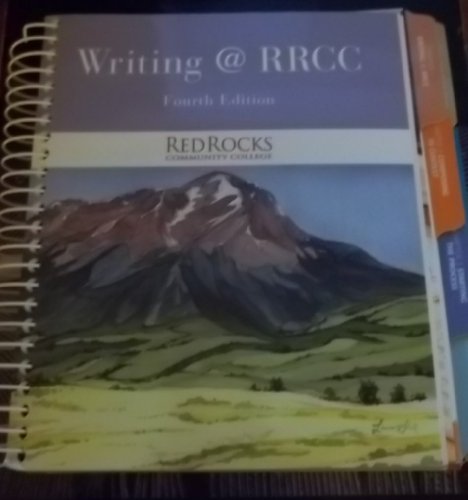Stock image for Writing at RRCC: Red Rocks Community College for sale by Better World Books