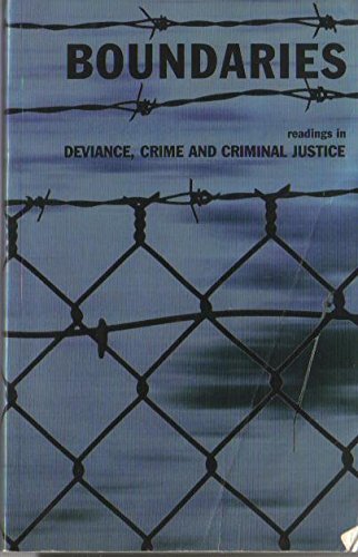 Stock image for Boundaries Readings in Deviance, Crime and Criminal Justice for sale by SecondSale