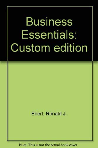 9780536153746: Business Essentials: Custom edition