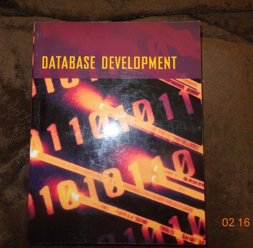 Imagen de archivo de Database Development (Taken From A Visual Approach) a la venta por Goodwill Books