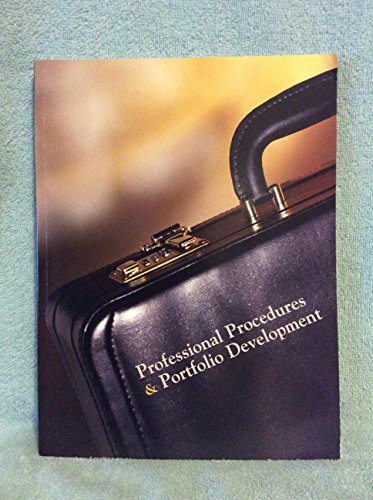 Beispielbild fr Professional Procedures & Portfolio Development (Professional Procedures and Portfolio Development) zum Verkauf von Better World Books