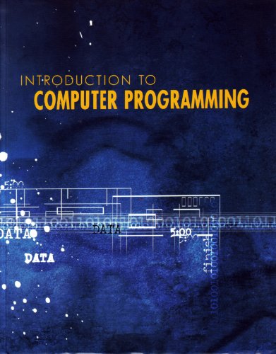 Stock image for Introduction to Computer Programming (with CD rom) (Starting Out With Visual Basics.NET) for sale by Irish Booksellers