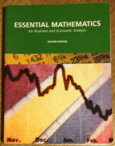 9780536208118: Essential Mathematics for Business and Economic Analysis [Paperback] by Hogg