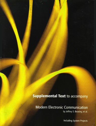 Beispielbild fr Supplemental Text to accompany Modern Electronic Communication zum Verkauf von Wonder Book