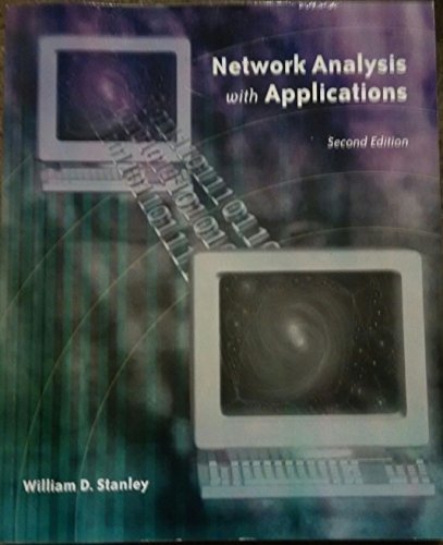 9780536219268: Network Analysis with Applications