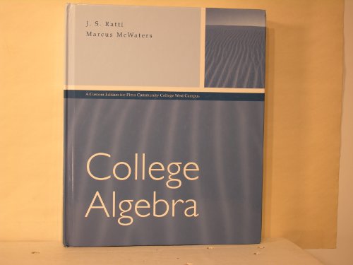 9780536227119: College Algebra (A custom Edition for Pima Community College West Campus)